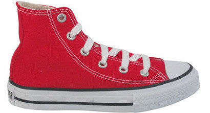 Converse 3J232 All Star Hi-top for Youths- Red