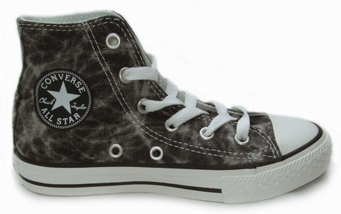 Converse 636844 All Star Hi-top, 80s Wash for Youths in Black/White Prism print - 30% REDUCTION !