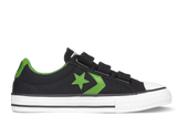 Converse 642929 Chuck Taylor Star Player velcro Ox in Black/Jungle green - 50% REDUCTION - Youths UK 5 Only !