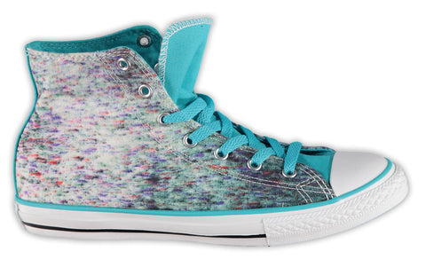 Converse 647642 Chuck Taylor specialty Hi-top for youths - Streaming Paint/Peacock