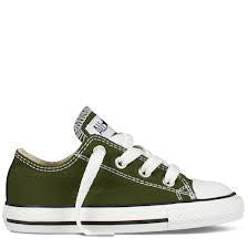 Converse 732297 All Star Lo-cut Ox for Infants - Kombu Green