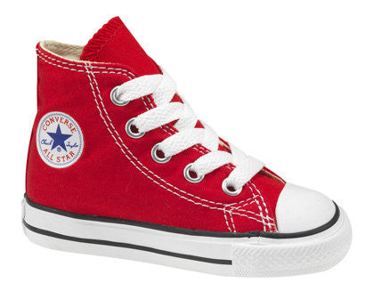 Converse 7J232 All Star Hi-top for Infants - Red