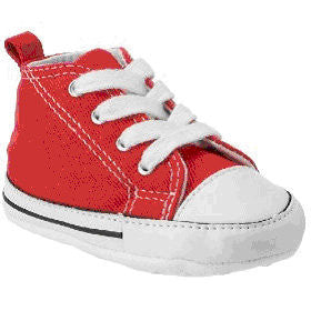 Converse First Star 88875 Crib Trainers - Red