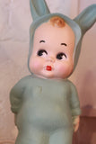 Vintage Bunny Lamp Green