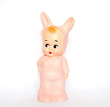 Vintage Bunny Lamp Paris Pink