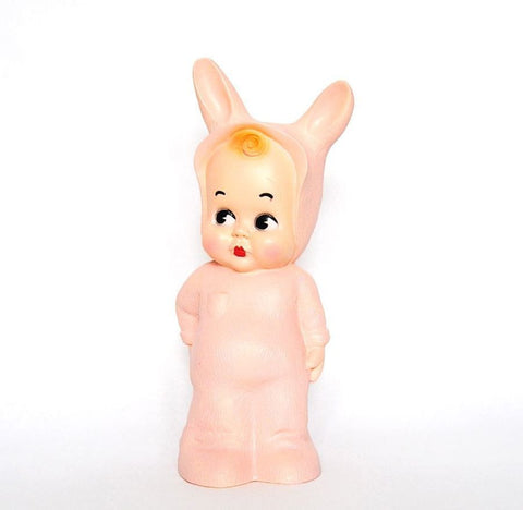 Vintage Bunny Lamp Paris Pink