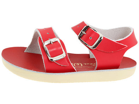 Sun-San Salt-Water sandals - SeaWees style in Red