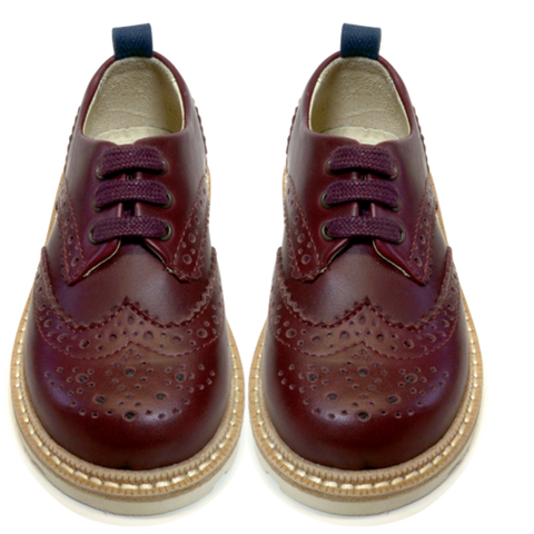 YOUNG SOLES Brando Brogue - Cherry