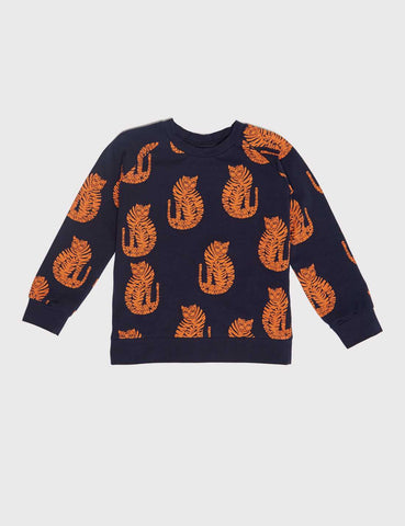 MINI RODINI Long Sleeve Tee Tigers