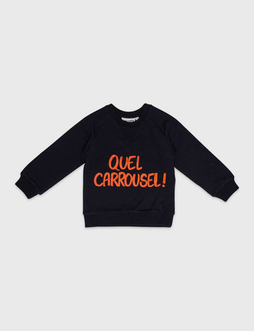 MINI RODINI Sweatshirt Carrousel Navy