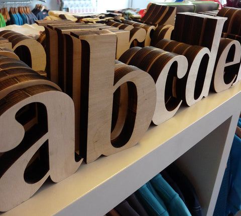 Wooden Letters