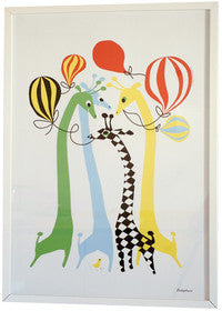 Littlephant Graphic Print - Giraffes