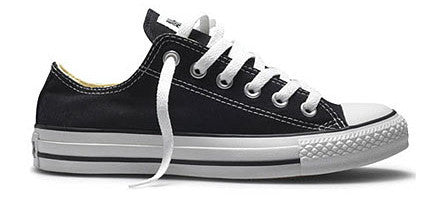 Converse M9166 Adults All-Star Ox in Black Canvas