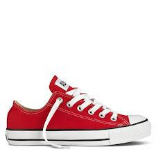 Converse M9696 Adults All-Star Ox in Red Canvas