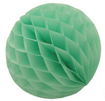 Honeycomb Tissue Paper Ball Decoration Mint